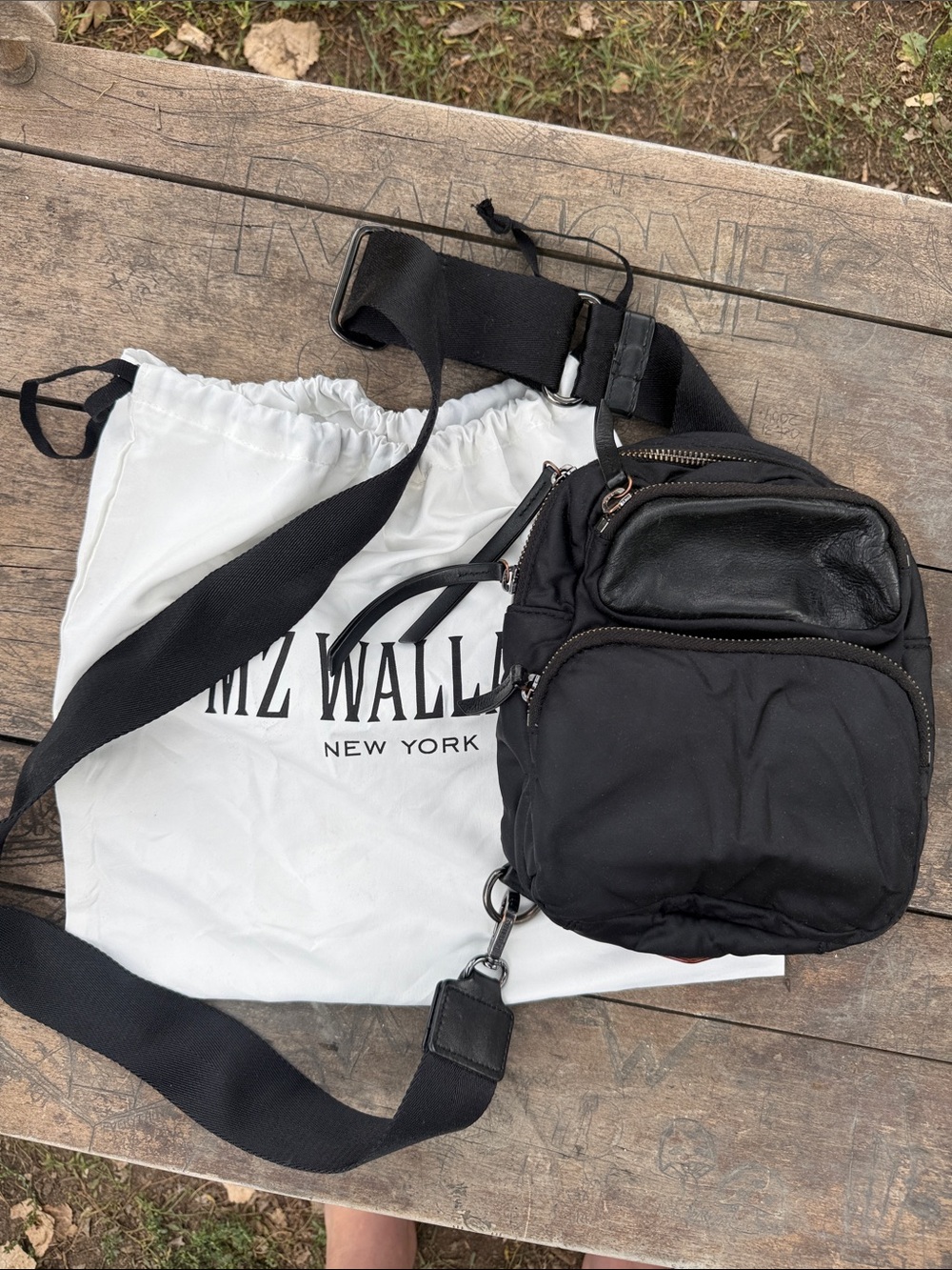 Mz Wallace leather mini bag leather